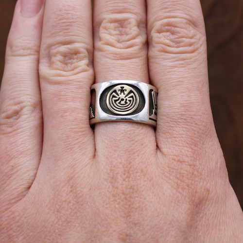 Jason Takala Sterling Silver 14K Gold Overlay Man in the