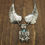 Thumbnail: Southwest Sterling Silver Story Teller Necklace with Turquoise Inlay