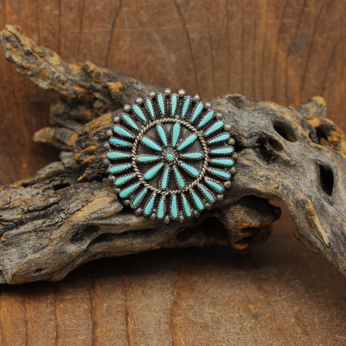 Turquoise きまっ Needle Point Pendant & Brooch