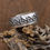 Thumbnail: Sterling Silver Overlay Rain Cloud Cuff Bracelet by Navajo A.C. Henry