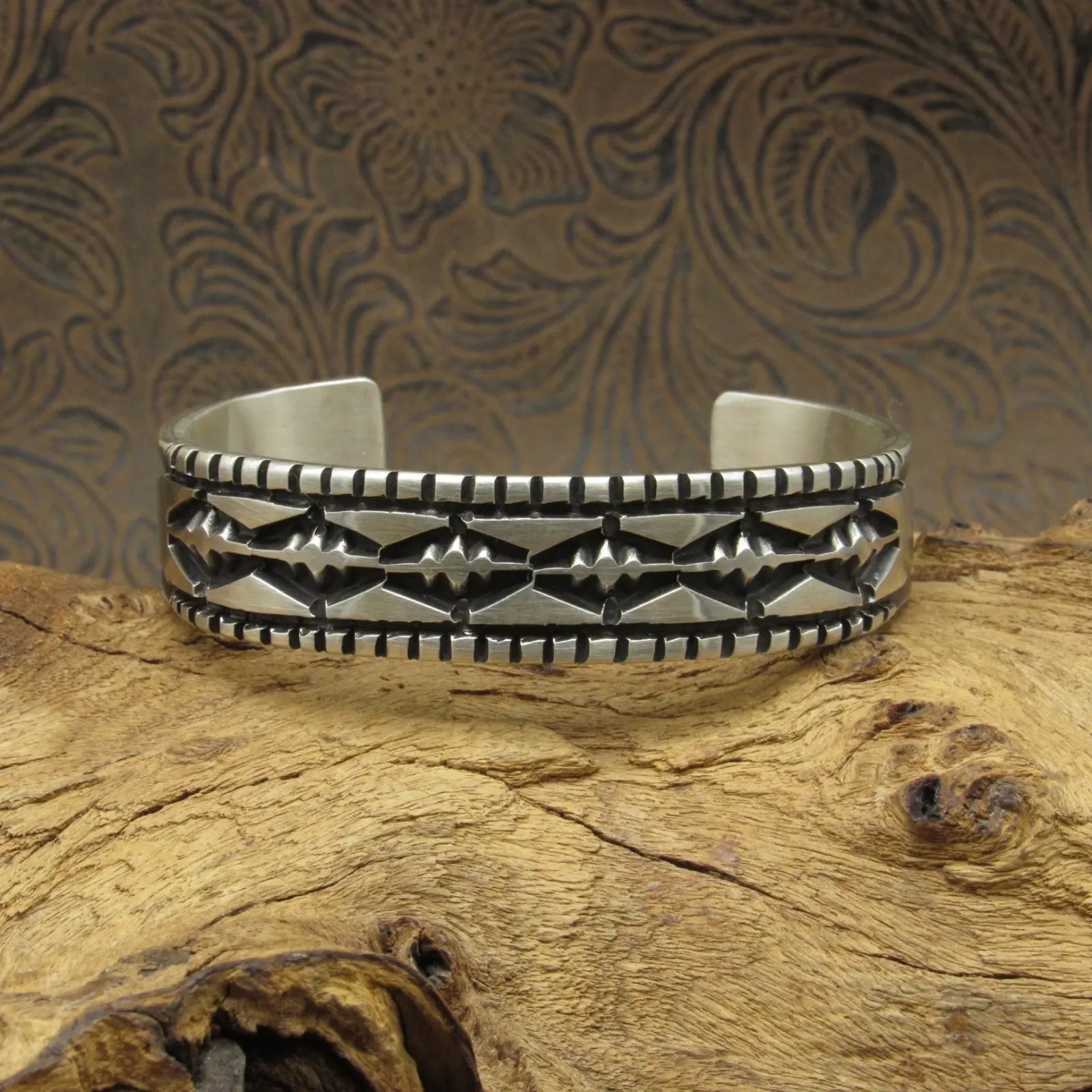 Bold Artisan-Crafted Sterling Silver Cuff Bracelet