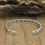 Thumbnail: Vintage Navajo Simple Twisted Sterling Silver Cuff Bracelet