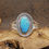 Thumbnail: Splendid Large Turquoise Sterling Silver Navajo Cuff Bracelet