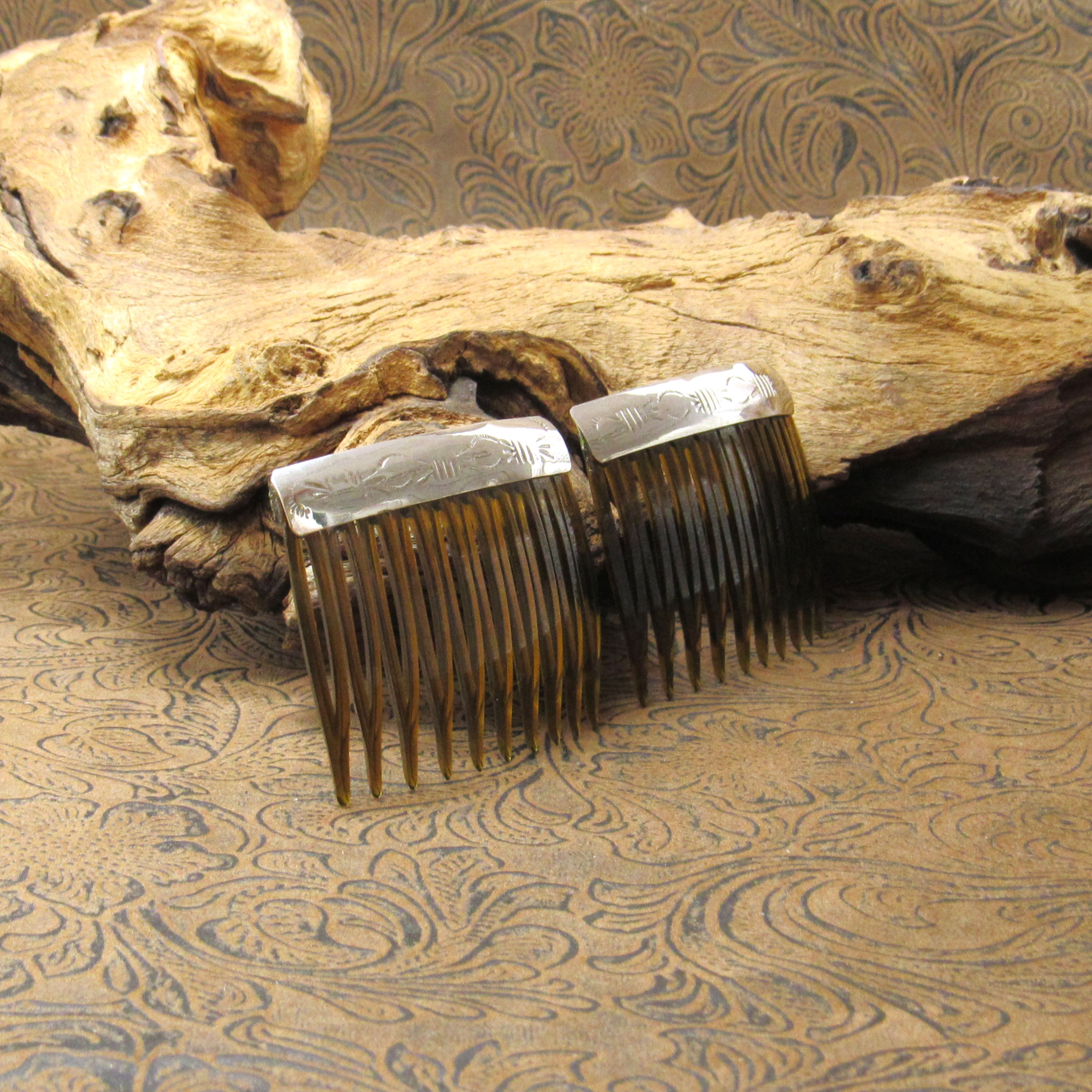 *Sterling Silver Hair Combs