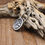Thumbnail: Hopi Sterling Silver Bear Key Ring by Leonard Shupla Jr.