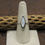 Thumbnail: Sterling Silver Oblong Mother of Pearl Ring Size 7 3/4