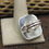 Thumbnail: Square Labradorite Sterling Silver Ring by Jose Campos Size 7.5
