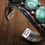 Thumbnail: *Heavy Sterling Silver 5 Stone Green Turquoise Cuff Bracelet by Orville Tsinnie
