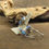 Thumbnail: Zuni Sterling Silver Lab Created Opal Hand Chain