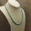 Thumbnail: Turquoise Oxidized Sterling Silver Bead Necklace
