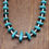 Thumbnail: Vintage White Shell Heishi and Straight-Cut Turquoise Bead Necklace
