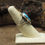 Thumbnail: Sterling Silver Blue Turquoise Ring by Running Bear Shop Size 7.25