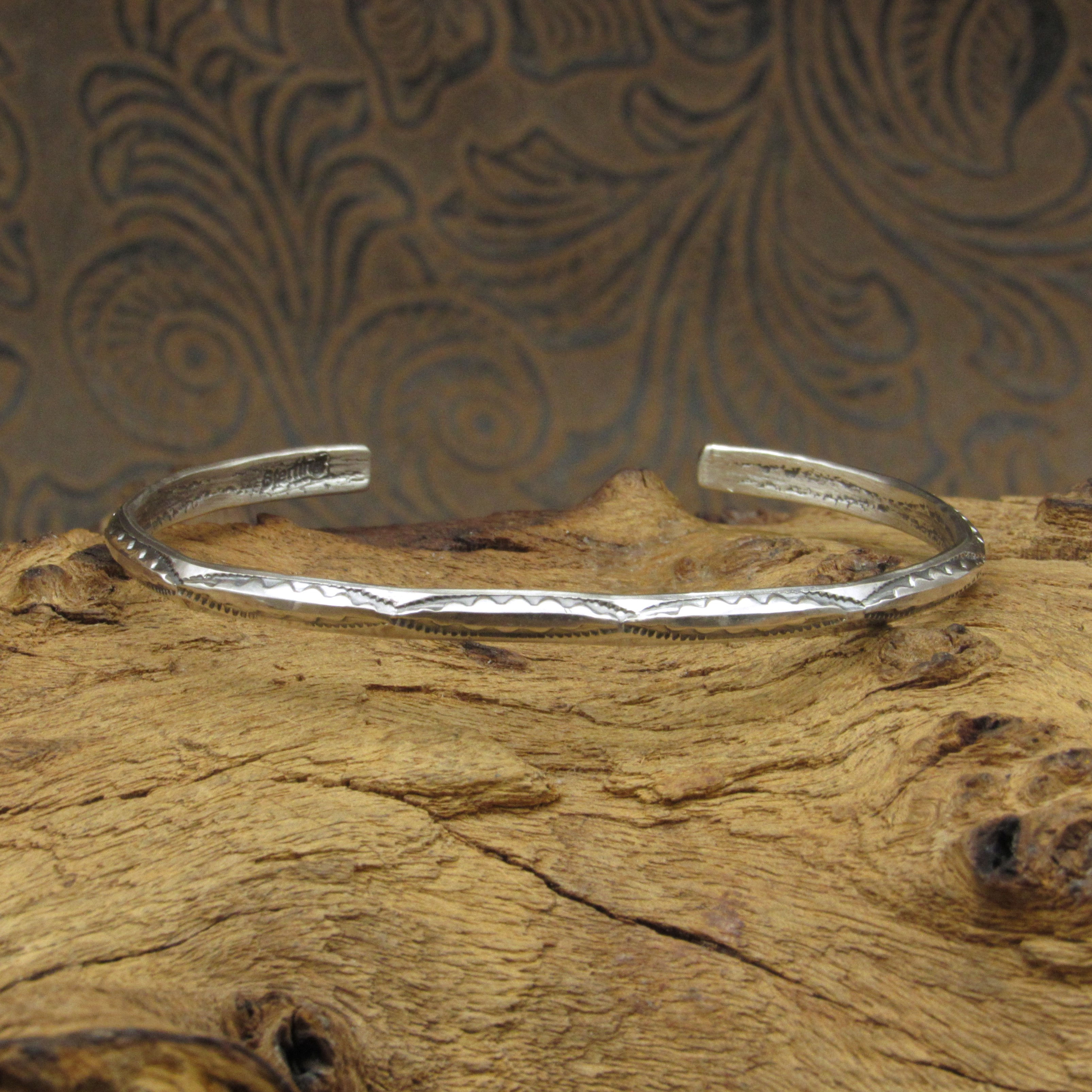 Sterling Silver Artisan Cuff Bracelet