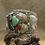 Thumbnail: Wide Sterling Silver, Turquoise, Coral, Bear Claw Heavily Embellished Bracelet
