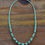 Thumbnail: Navajo Turquoise And Sterling Silver Bead Necklace