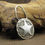 Thumbnail: Tufa Cast Sterling Silver Keyring with Large Star Design and Hand Stamping