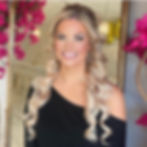 long island bride to be getting makeup done