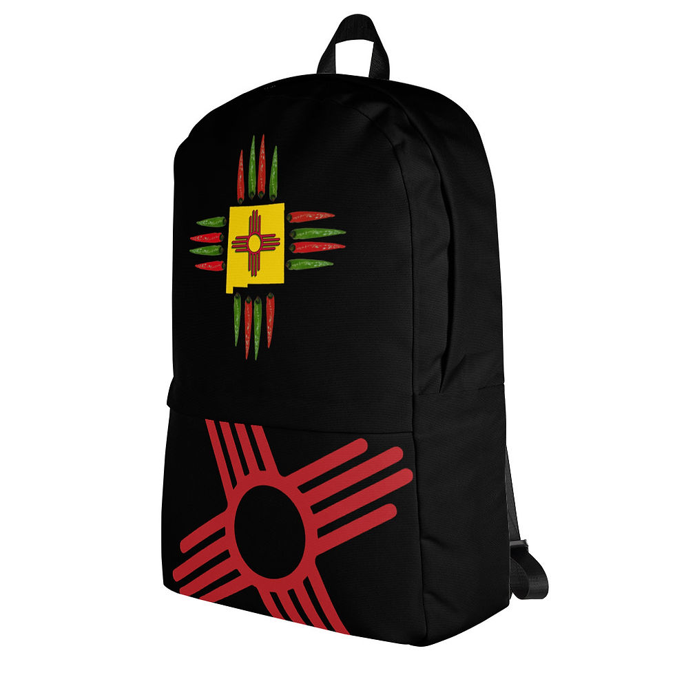 Thumbnail: New Mexico Map Chilis Backpack