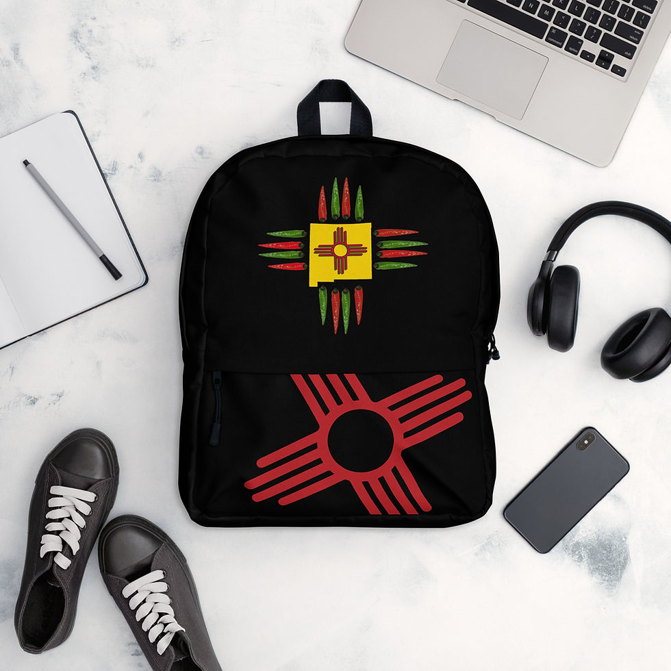 Thumbnail: New Mexico Map Chilis Backpack