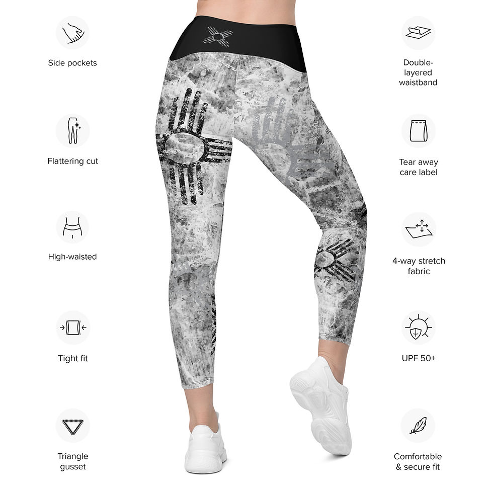 Thumbnail: Smoke ZiaLeggings with pockets