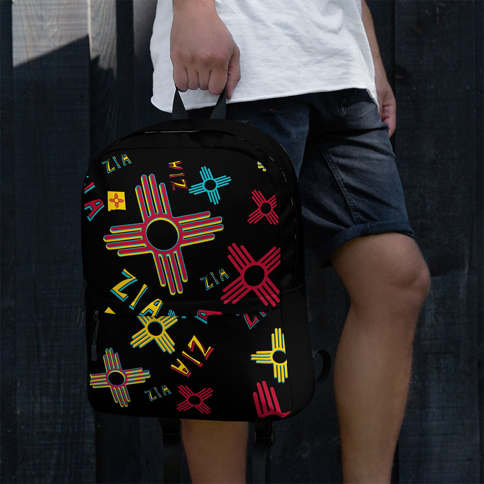 Thumbnail: Black ZIA Collage Backpack
