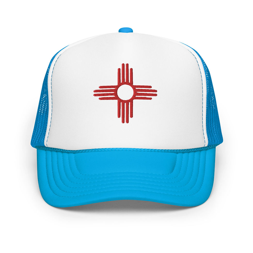 Thumbnail: Red Zia Foam trucker hat