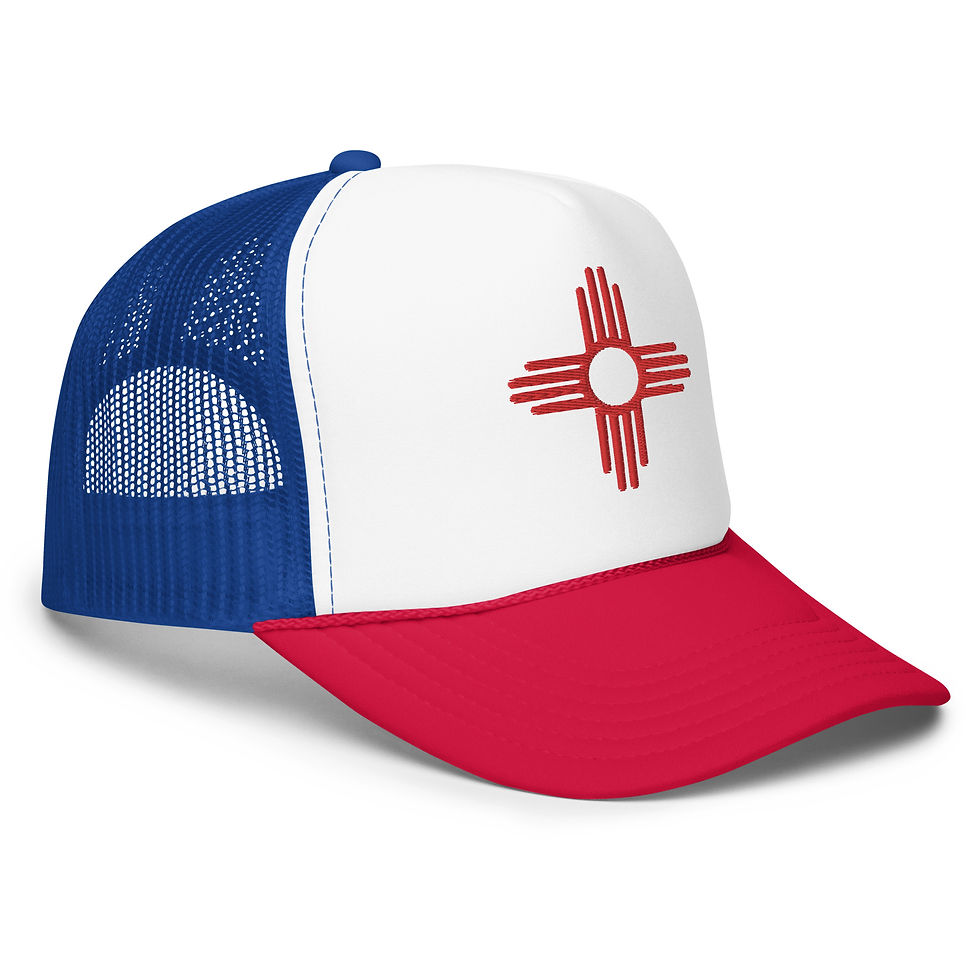 Thumbnail: Red Zia Foam trucker hat