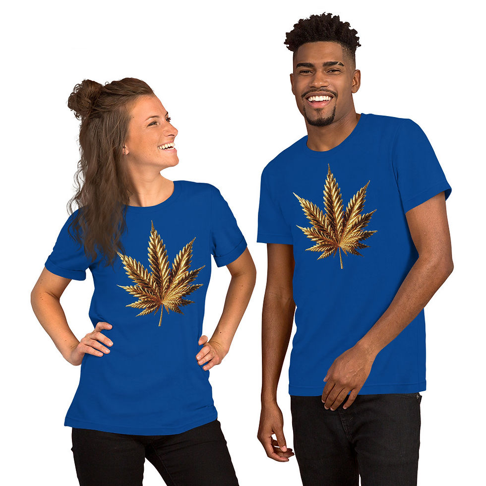 Thumbnail: Gold Leaf Unisex t-shirt