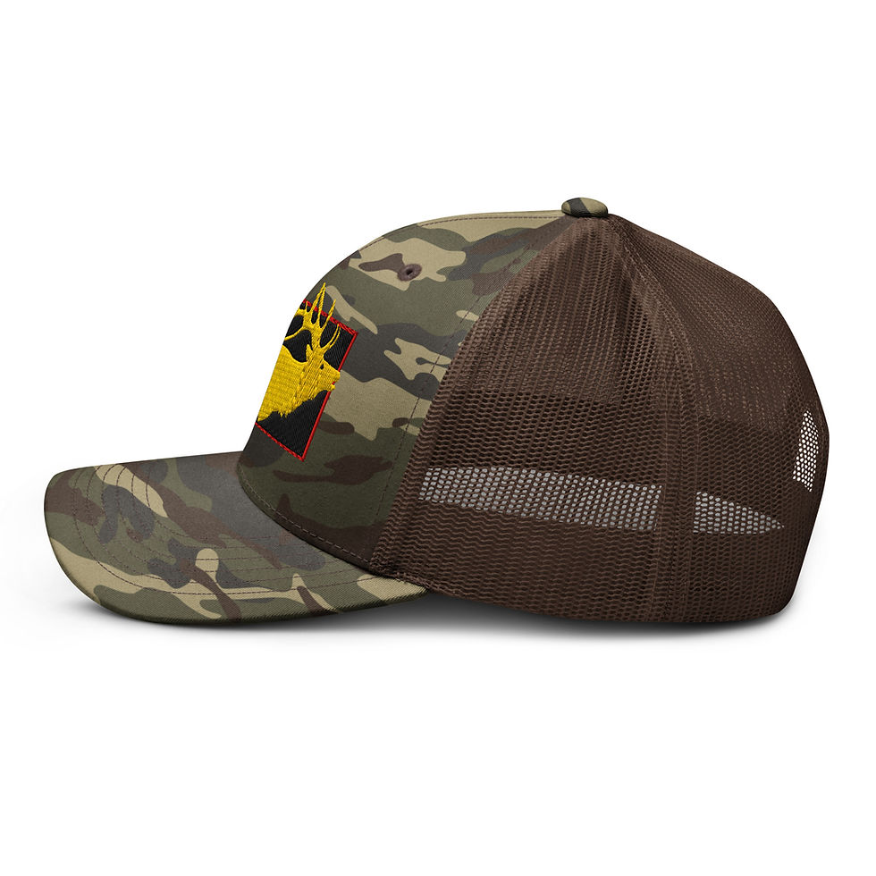 Thumbnail: ZIA Bull Elk Camouflage trucker hat