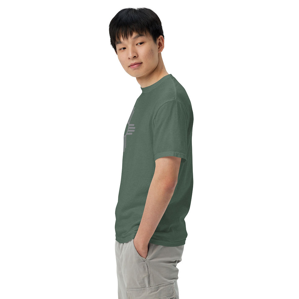 Thumbnail: Big Gray Zia Unisex garment-dyed heavyweight t-shirt