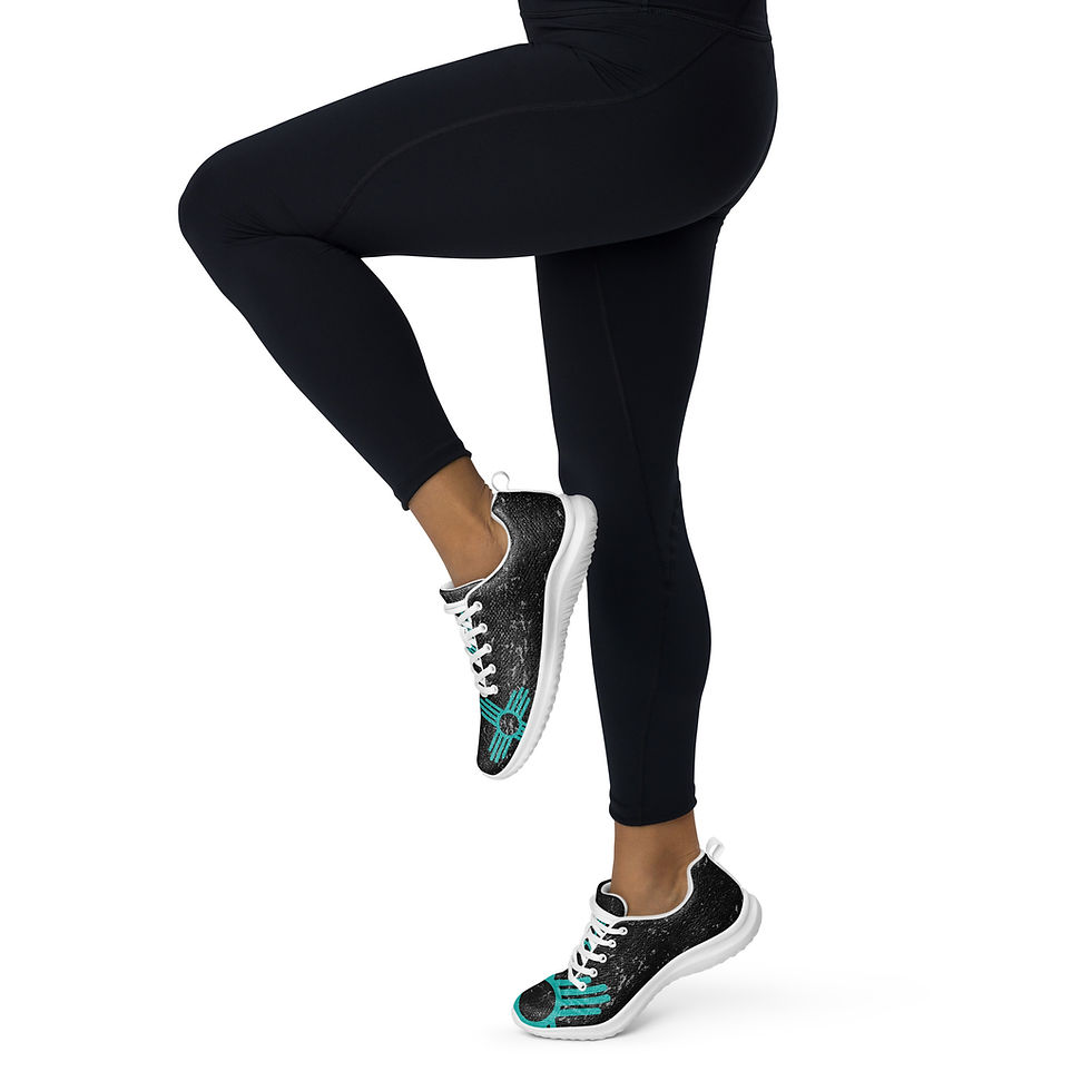 Thumbnail: Women’s Turqouise Black athletic shoes