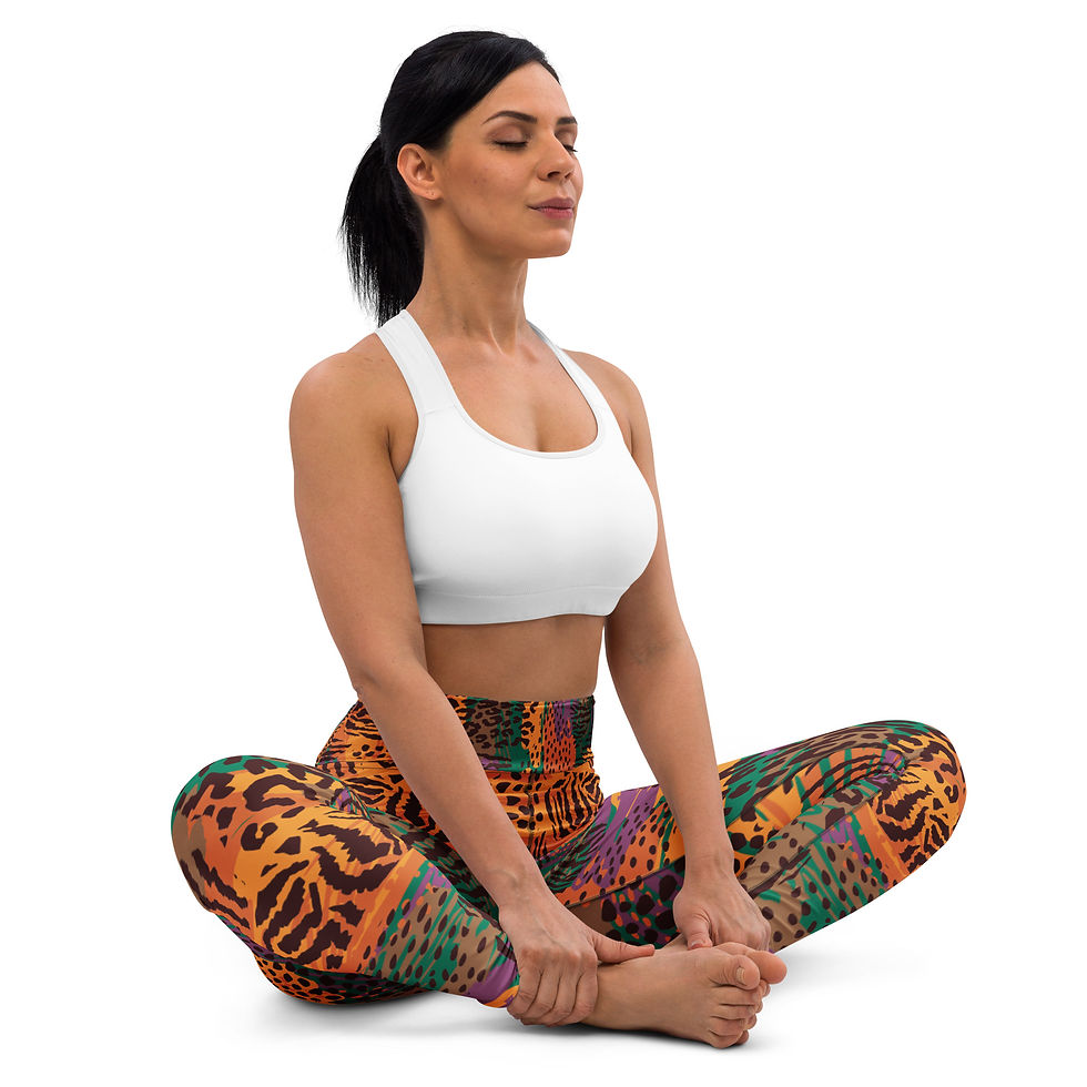 Thumbnail: Animal Print Yoga Leggings