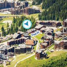 Localisation L'EDN sur Photo Belle Plagne en été.jpg