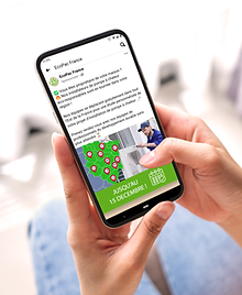 Publicité HM Environnement sur mobile
