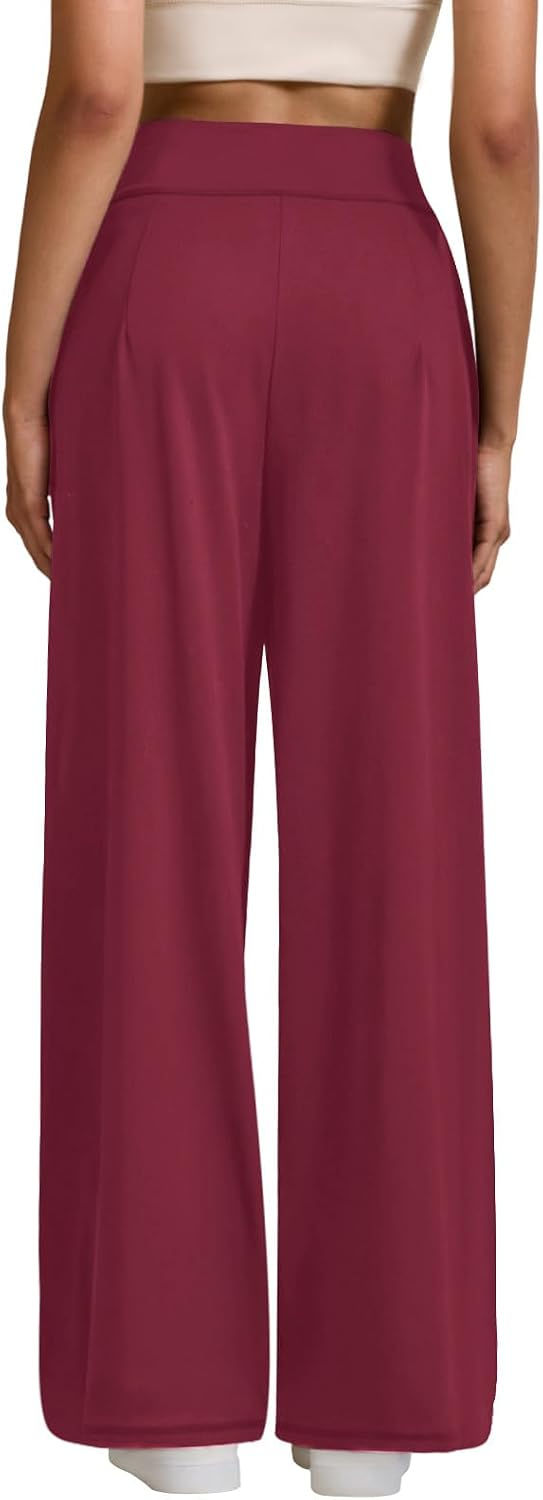 Thumbnail: JEKAOYI Womens Wide Leg Yoga Pants High Waist Loose Stretch Casual Lounge Workou