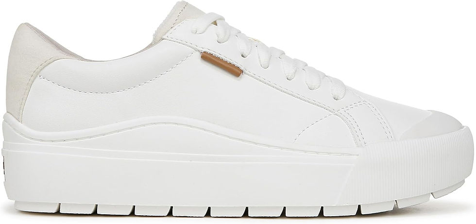 Thumbnail: Dr. Scholl's Time Off Women's Sustainable White Platform Sneakers with Anatomica