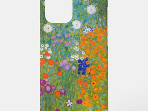 Top 10! Gustav Klimt - Flower Garden iPhone 12 Case