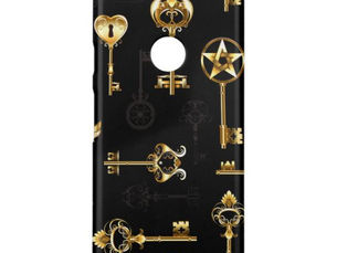 Review Seamless Pattern with Golden Keys Uncommon Google Pixel Case