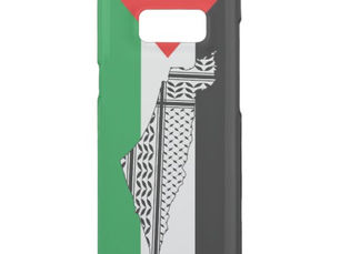 Best Price! Palestine Flag and Map with Keffiyeh Pattern Uncommon Samsung Galaxy S8 Case