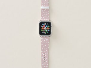 Hot Deals! Pink Dalmatian Spots, Dalmatian Dots, Dotted Print Apple Watch Band