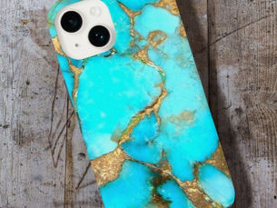 Top 10! turquoise stone photo iPhone 14 case