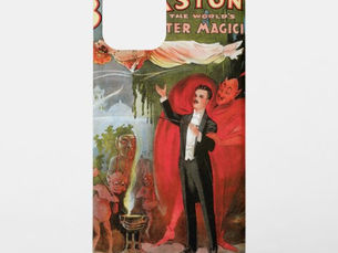 Hot Review! Vintage Magic Poster, Great Blackstone Magician iPhone 12 Case