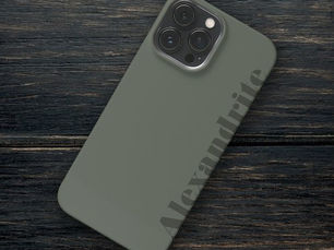 Best Price! Modern Moss Green Custom Name Birthday Anniversary iPhone 13 Pro Max Case