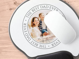Best Price! The Best Dad Ever Modern Classic Photo Gel Mouse Pad