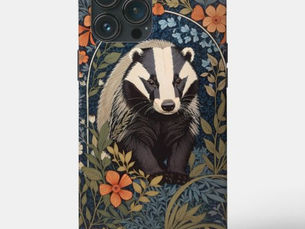 Best Price! Elegant William Morris Inspired Badger iPhone 13 Pro Max Case