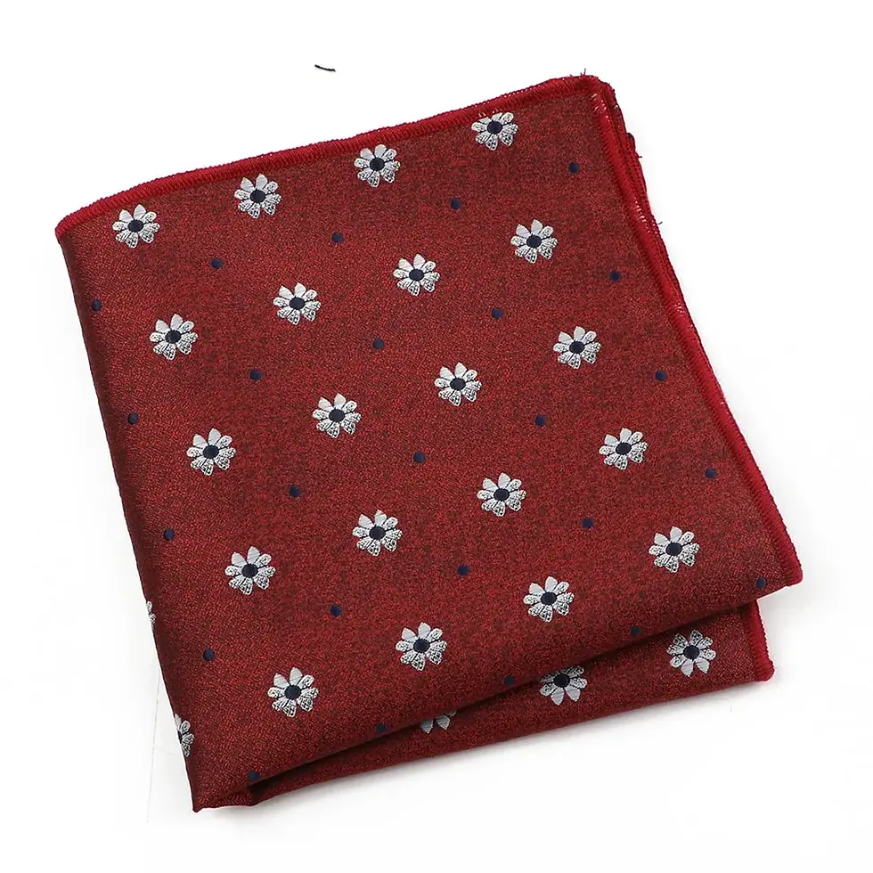 Thumbnail: Many Color Men Hanky Pocket Square Paisley Floral Print Handkerchief  Flower