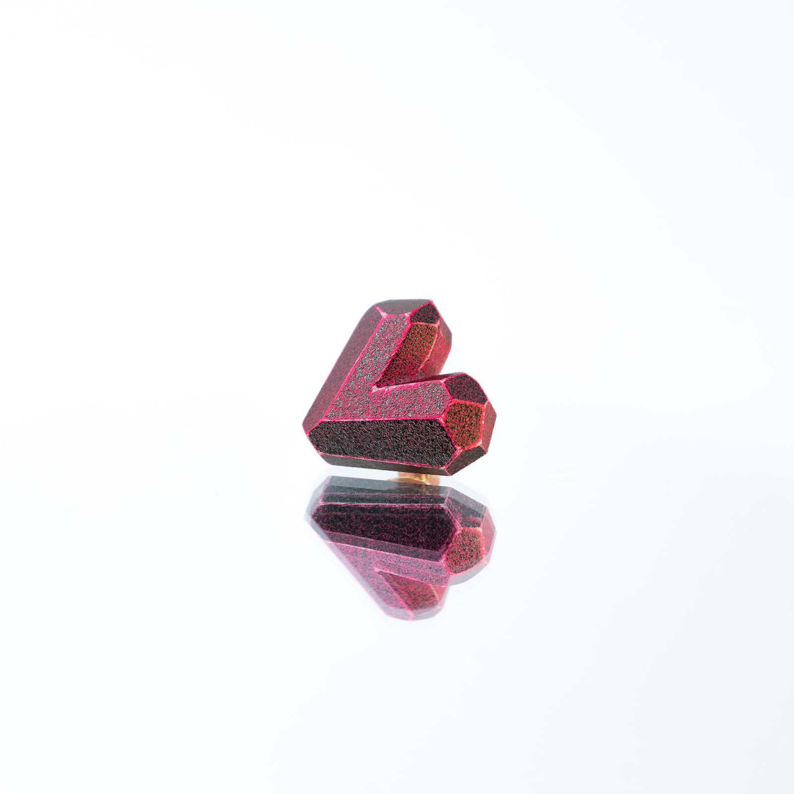 Wood Heart Pin