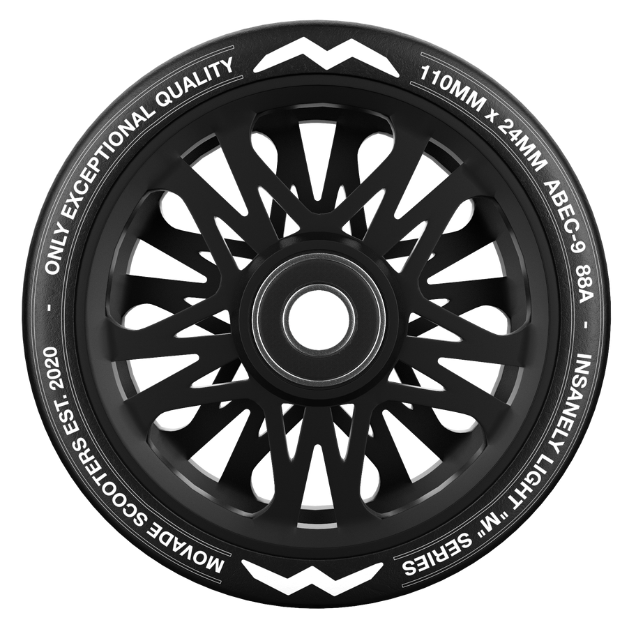 Stunt-Scooter Wheel von Movade in Schwarz (Felgendesign: M)