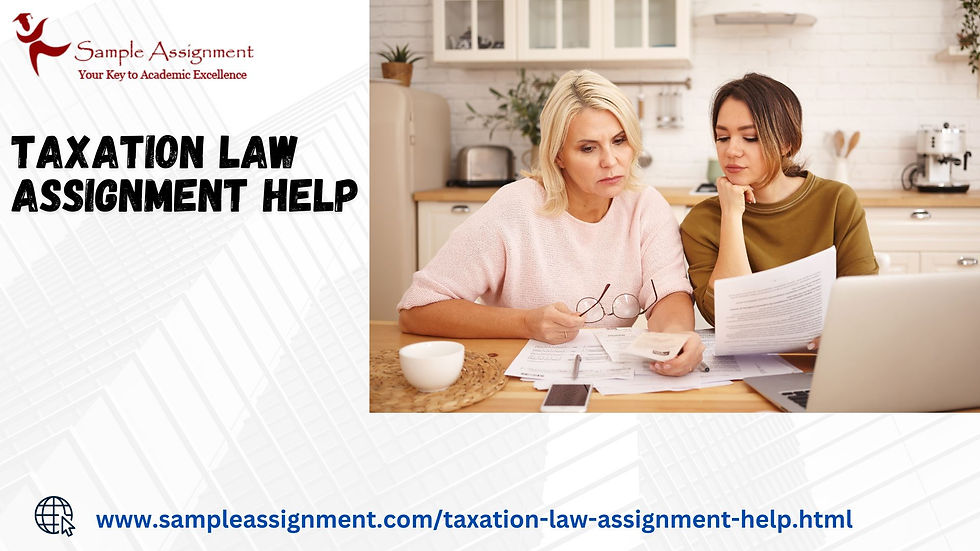 taxation law assignment help