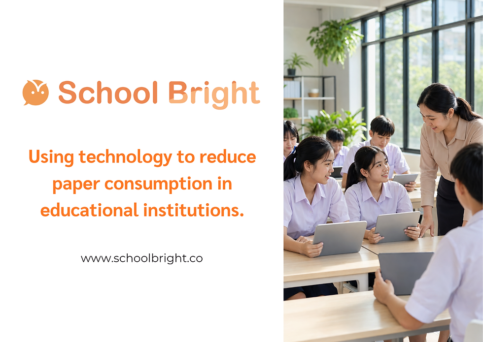 Using Technology to Reduce Paper Use in Educational Institutions